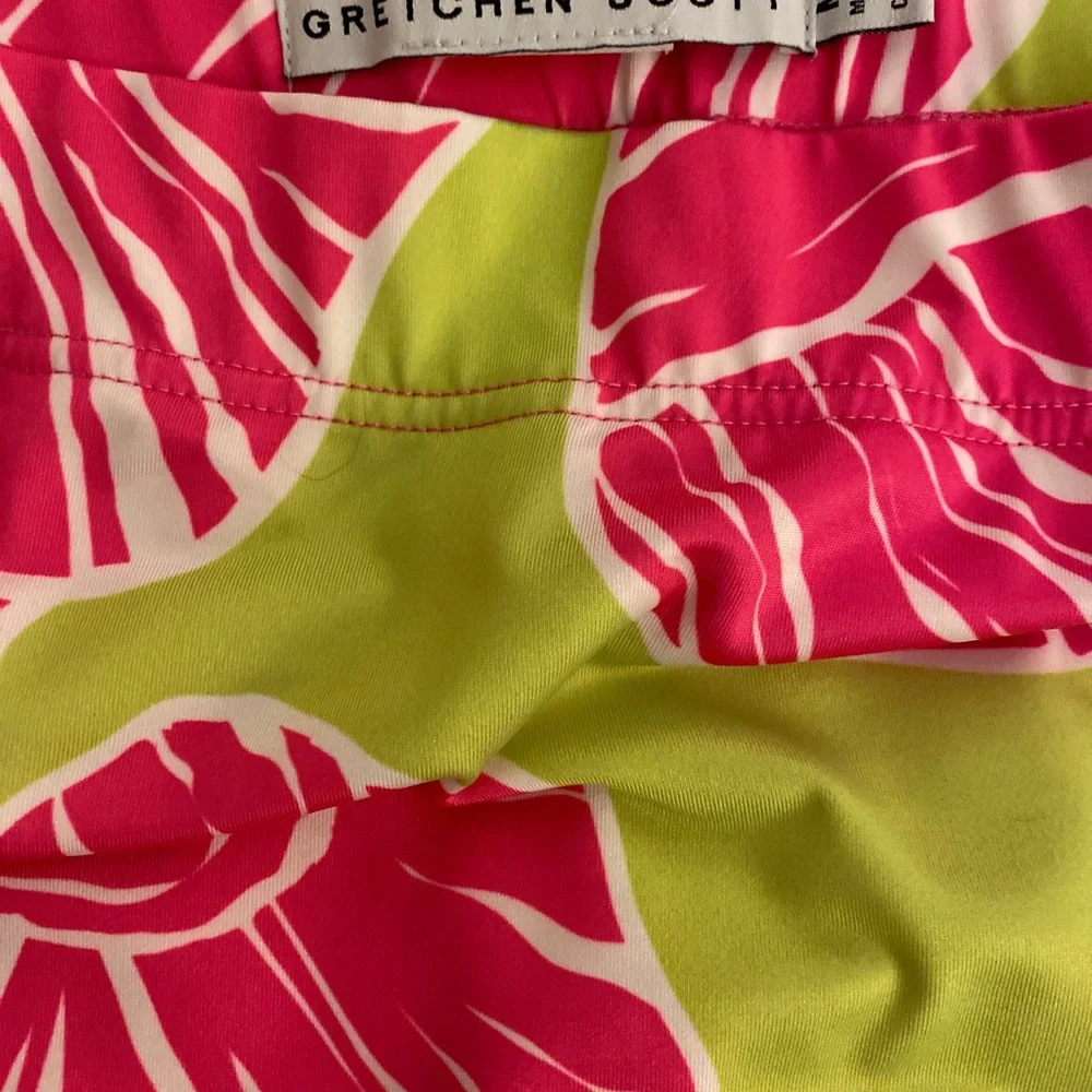 Gretchen Scott  Pink and Green Women's Skort - M green pink.  Polyester spandex